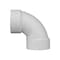 Charlotte Pipe And Foundry Charlotte Pipe Schedule 40 3 in. Hub X 3 in. D Hub PVC Elbow 1 pk PVC003001200 - alternate 4